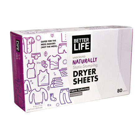 unscented dryer sheets