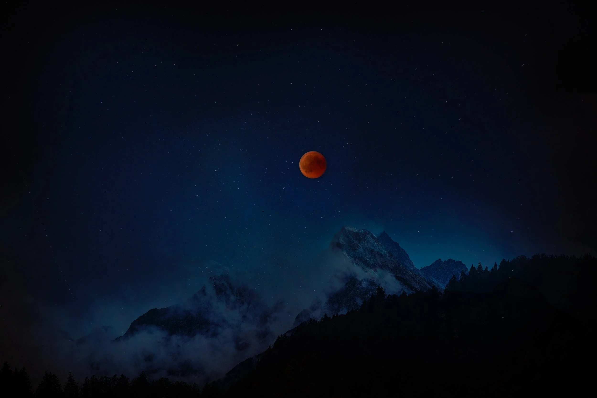 Full Moon Partial Lunar Eclipse in Capricorn