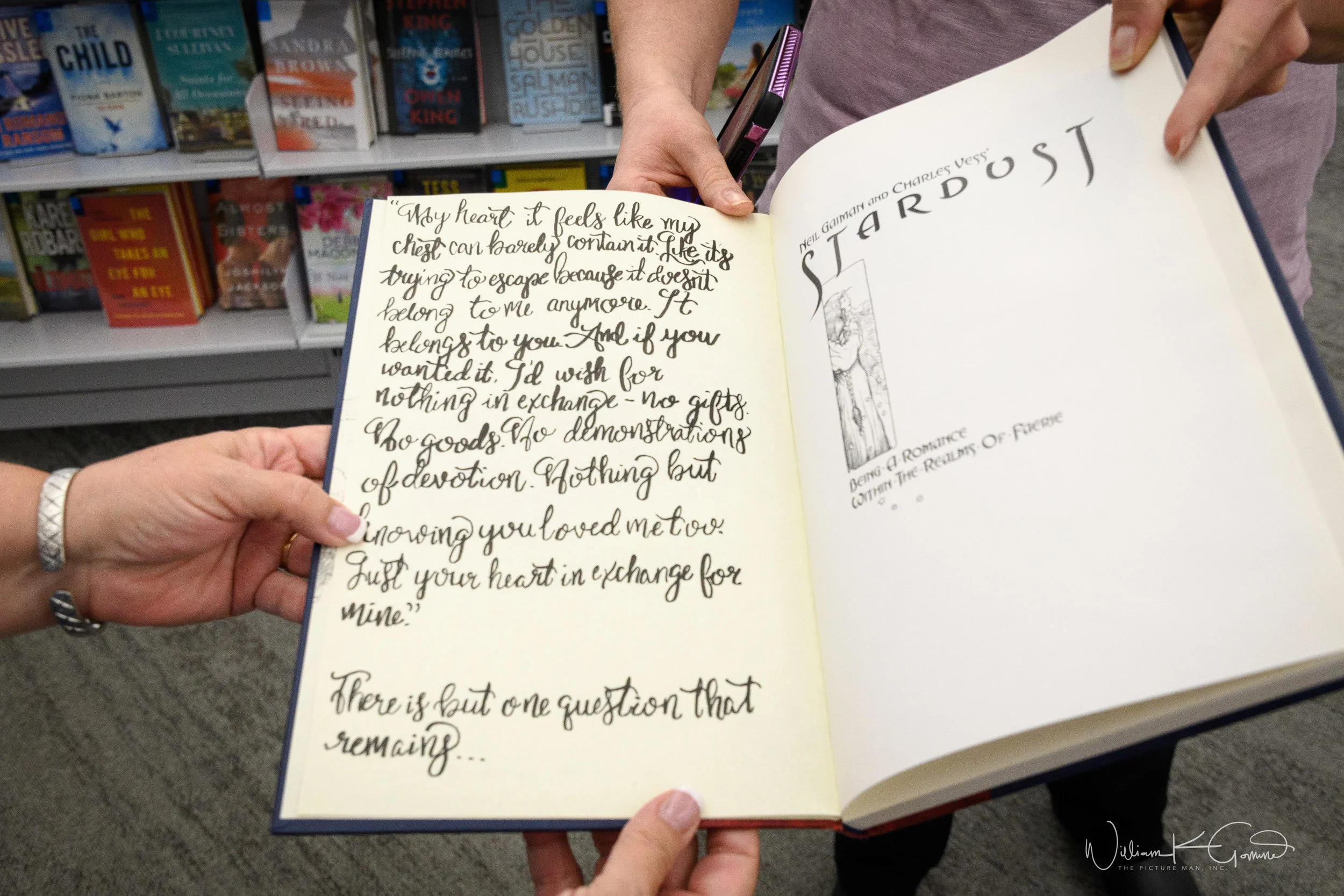 The book "Award" with inscription: