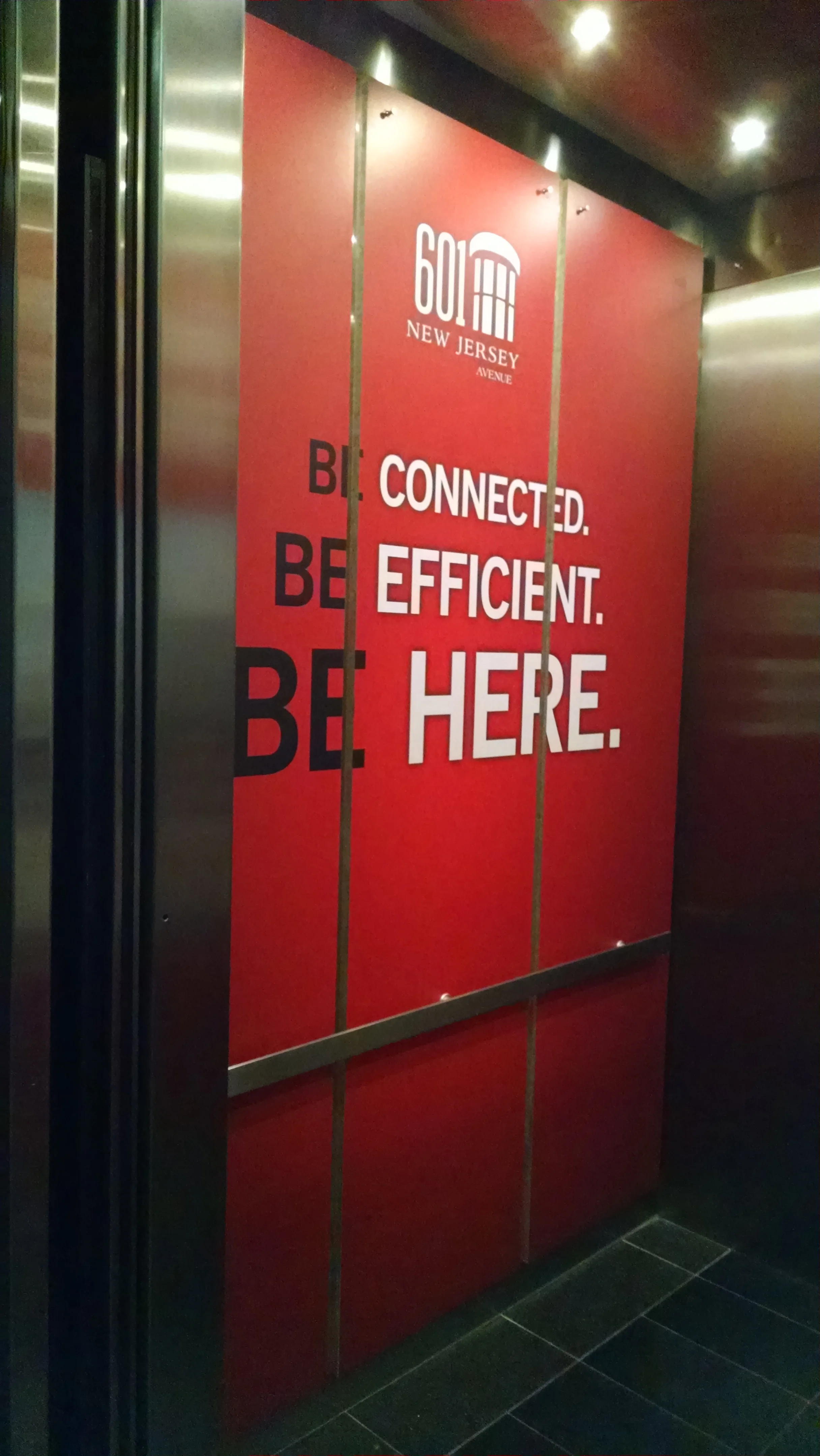 Elevator ad