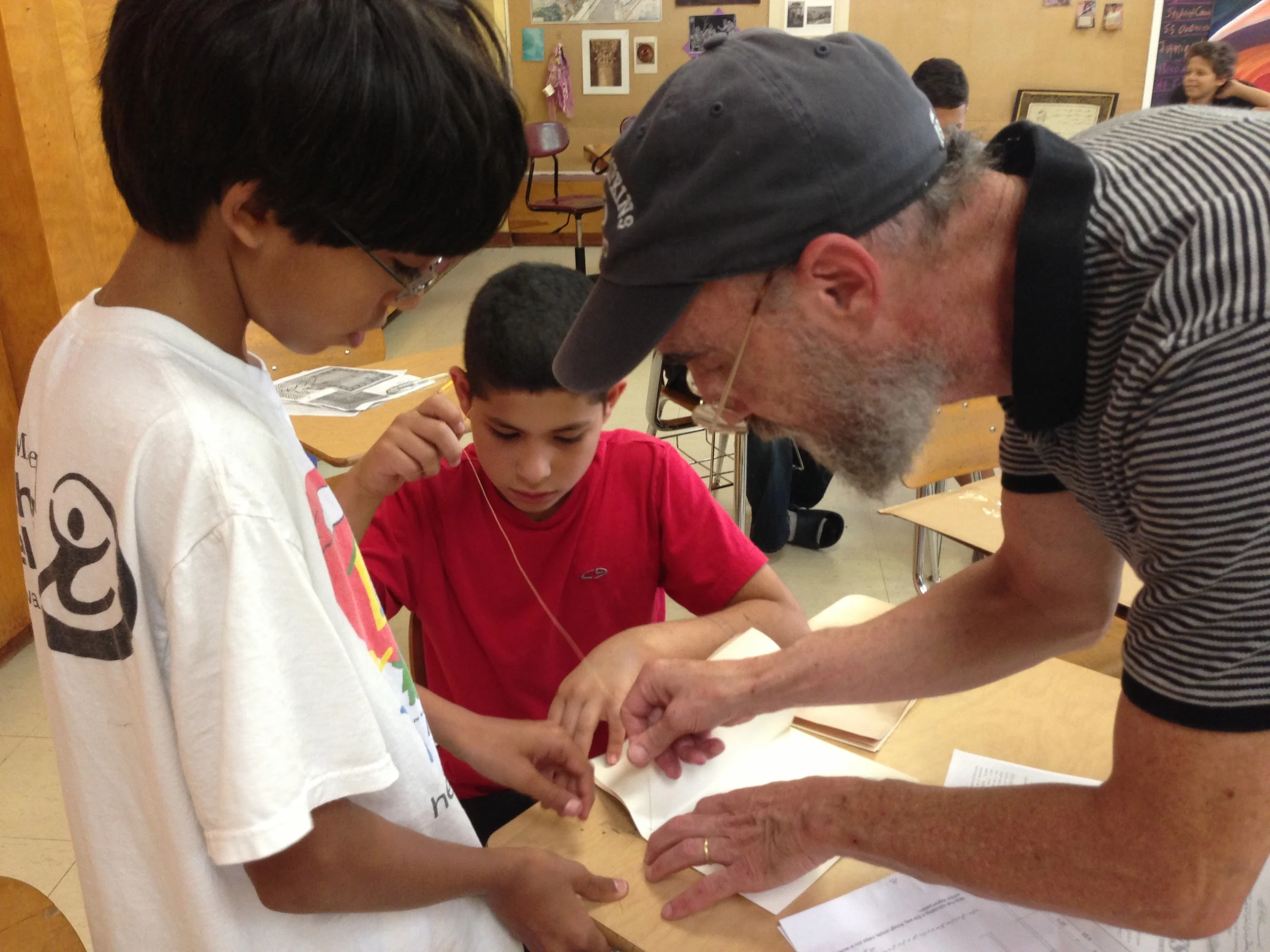 A calligraphy and bookbinding workshop
