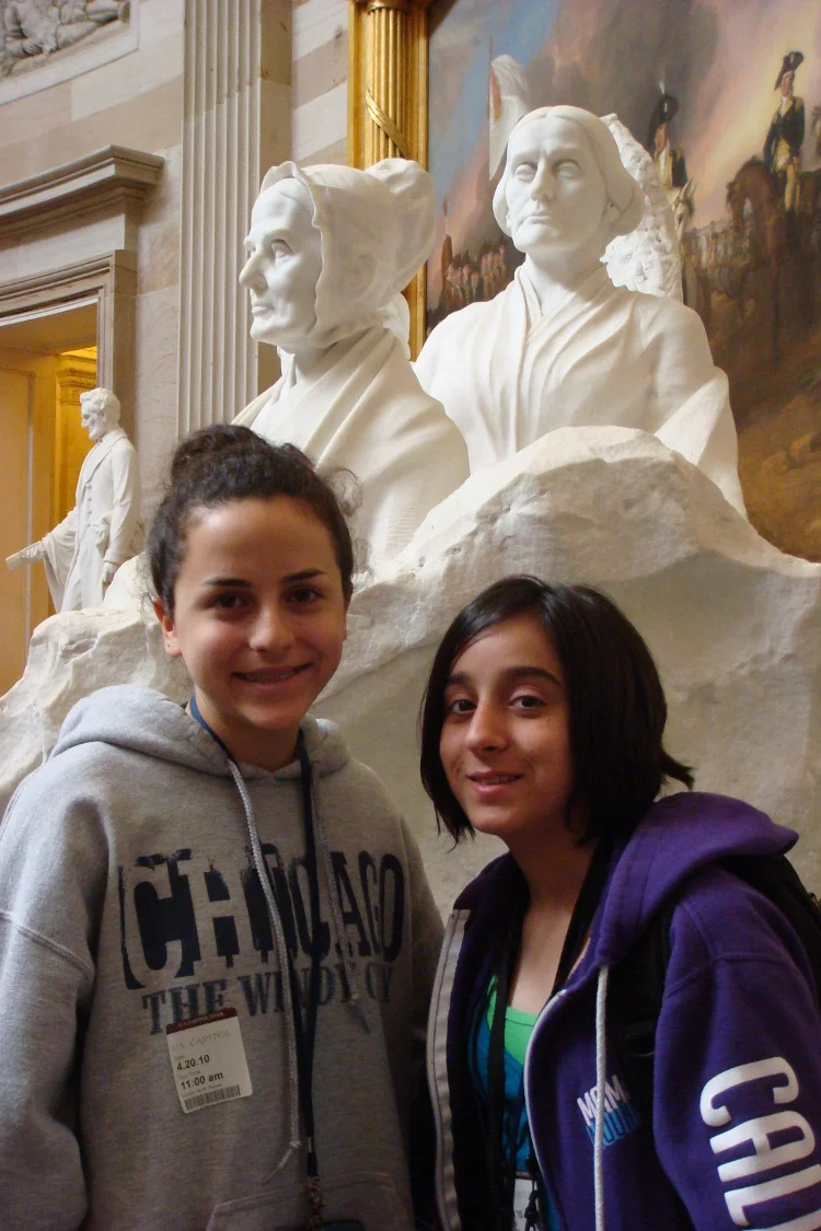 In the rotunda of the Capitol