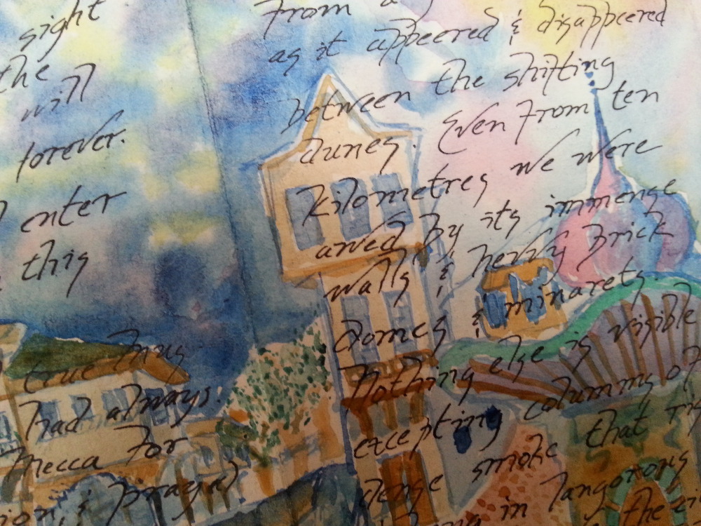 A fold-out version of Pilgrimmage tu Mecca, 1