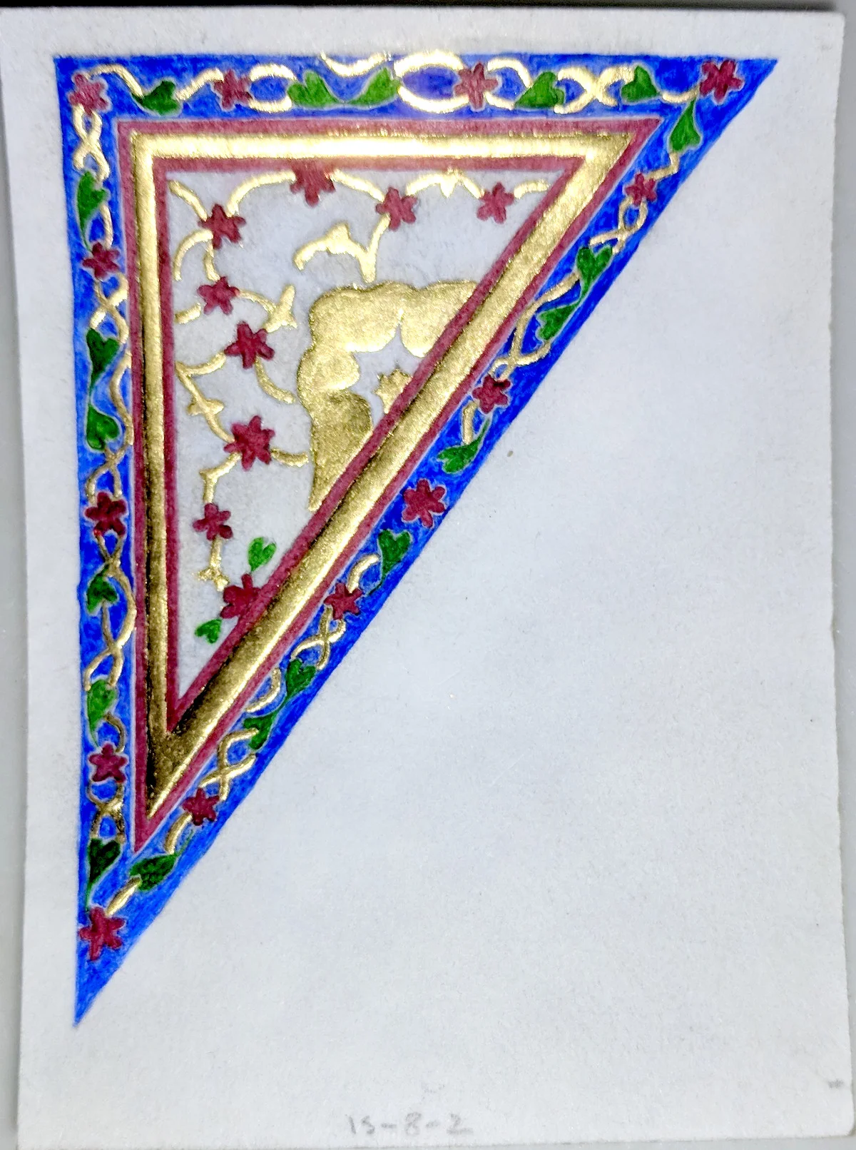 ... then green, then ultramarine background...