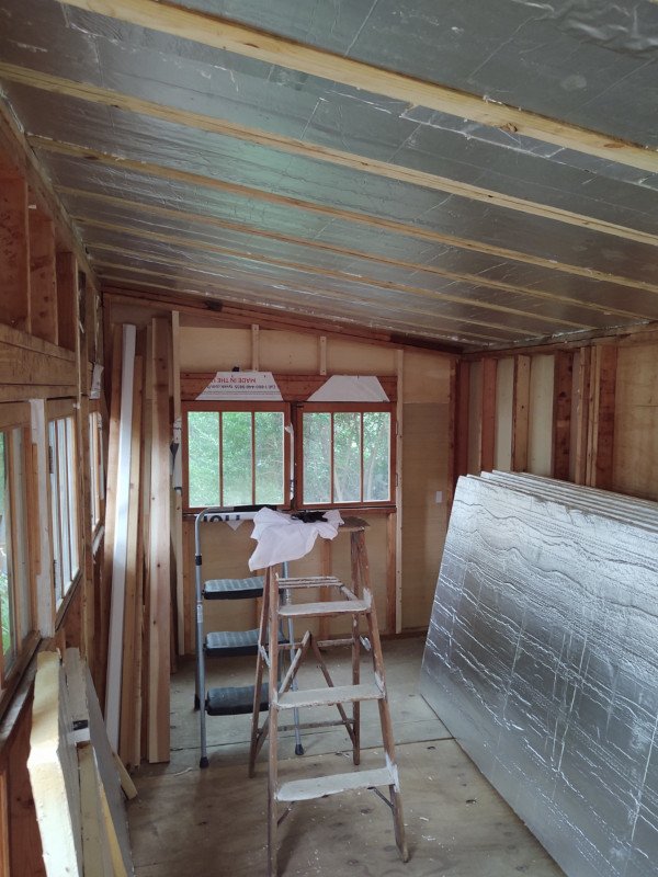 ... more insulation (all super tight fits)