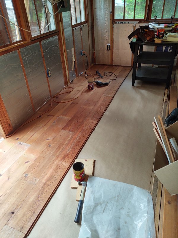 Now for the flooring...