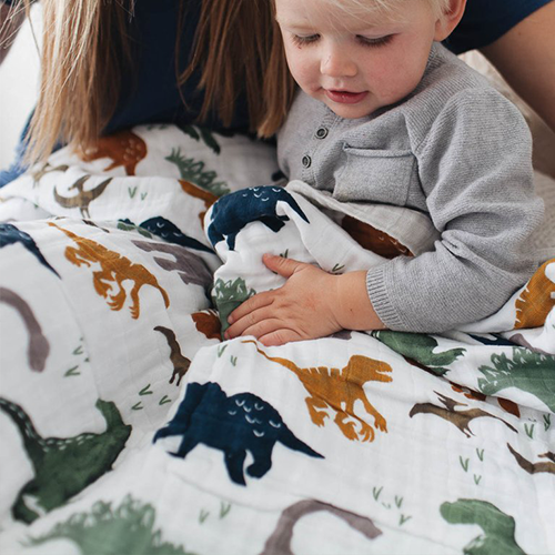 This muslin quilt which would be great for Theo this summer.