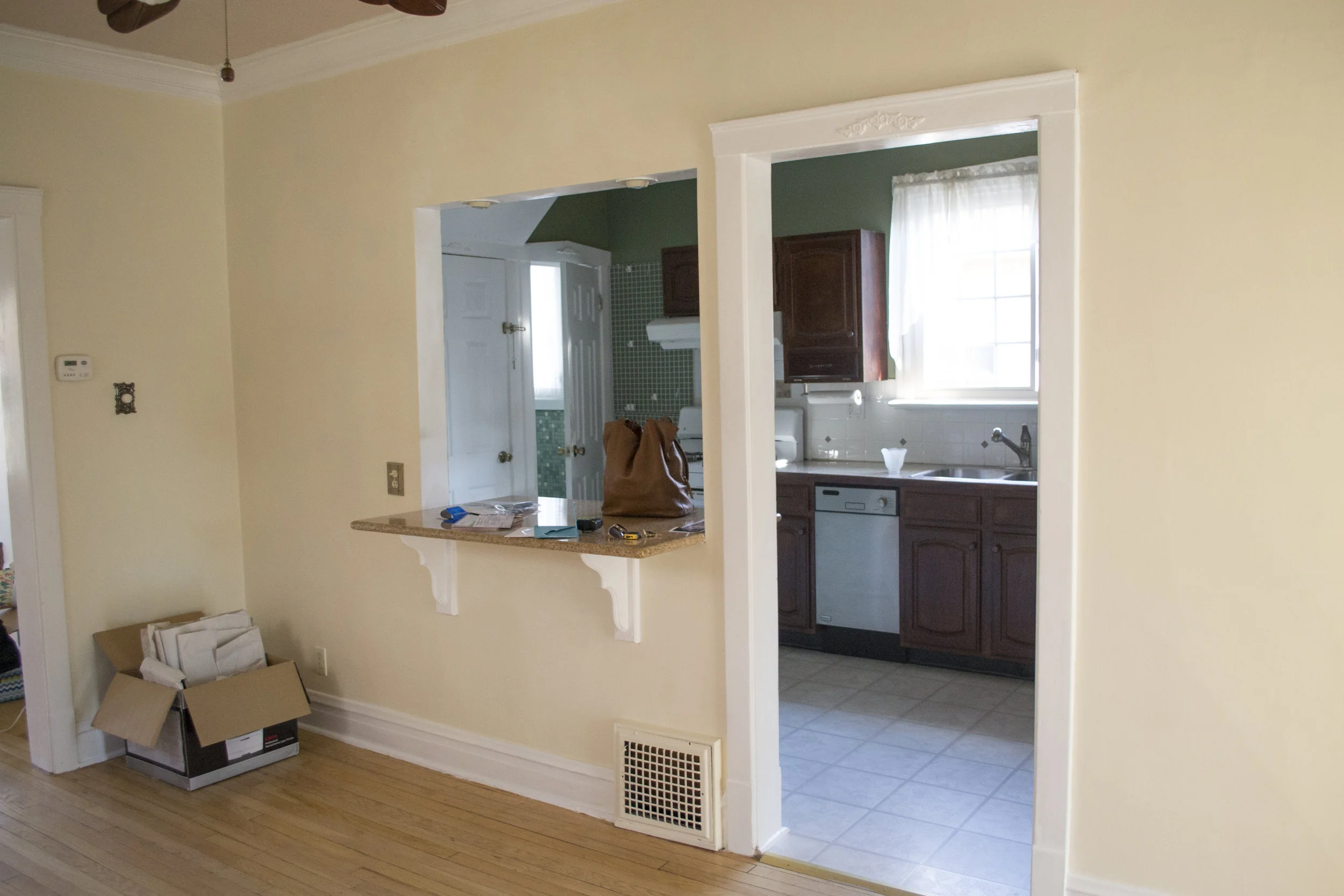 Our kitchen, before.
