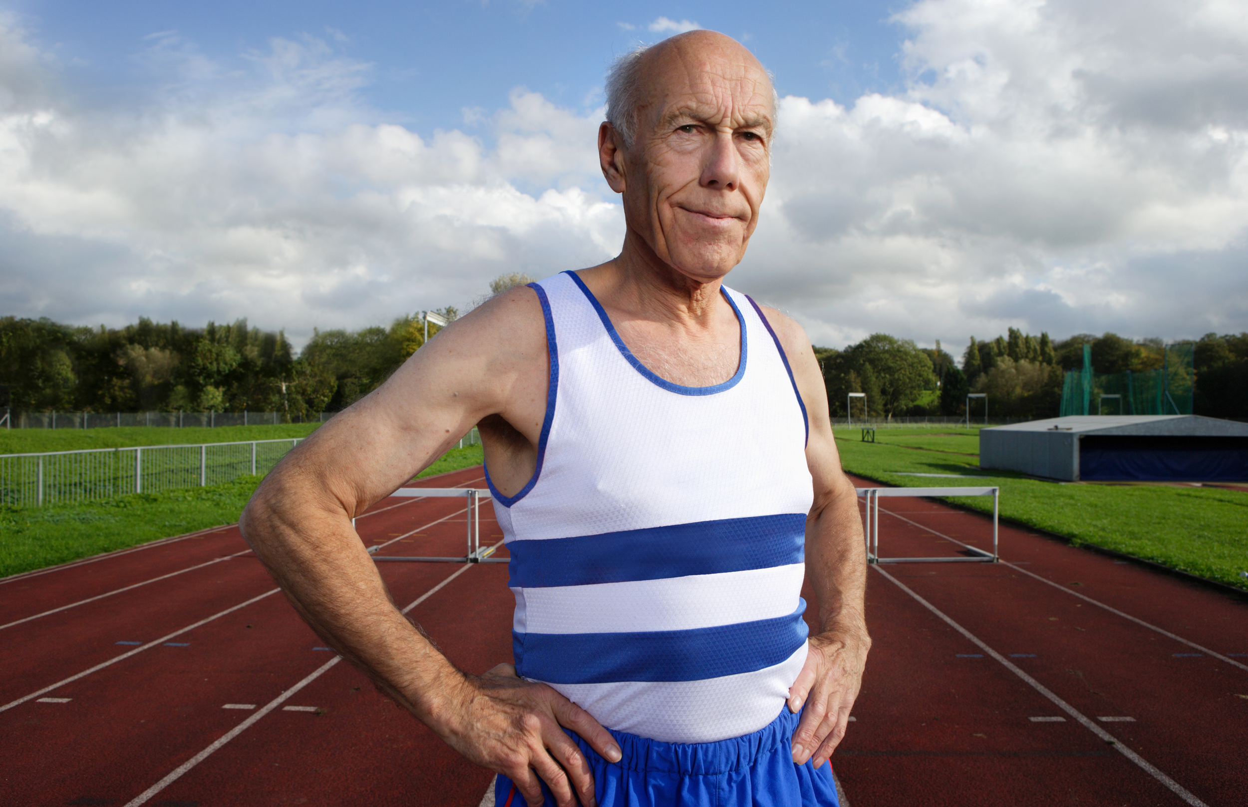  Peter Field, &nbsp;Over 75 UK record holder,&nbsp;300 Metres Hurdles 