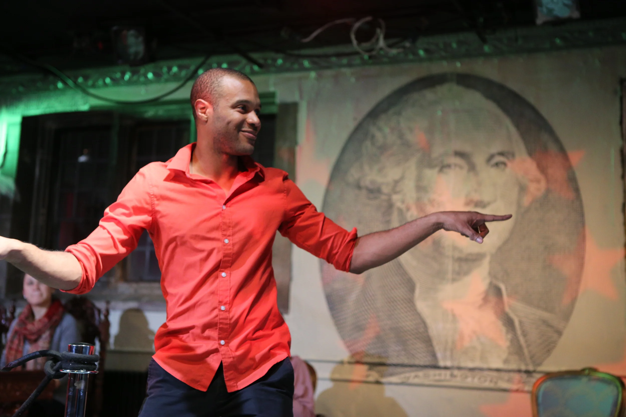  directed by Cole Lewis and Jabari Brisport  sets by Reid Thompson 