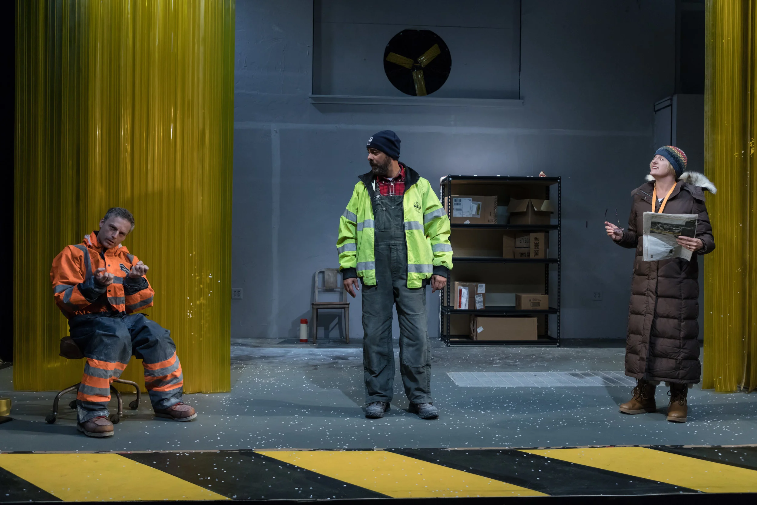  Sets by Jean Kim  Lighting design by Masha Tsmering  Projections by Nick Hussong  Sound by Tyler Kieffer 