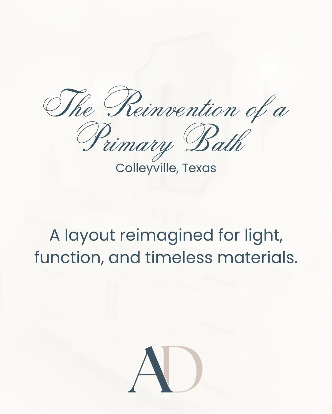 Every beautiful space begins with a problem to solve.

This primary bathroom felt large, but it wasn&rsquo;t functioning well. A tight enclosed shower, an oversized jetted tub, and a disconnected fireplace feature made the layout feel heavy and dated