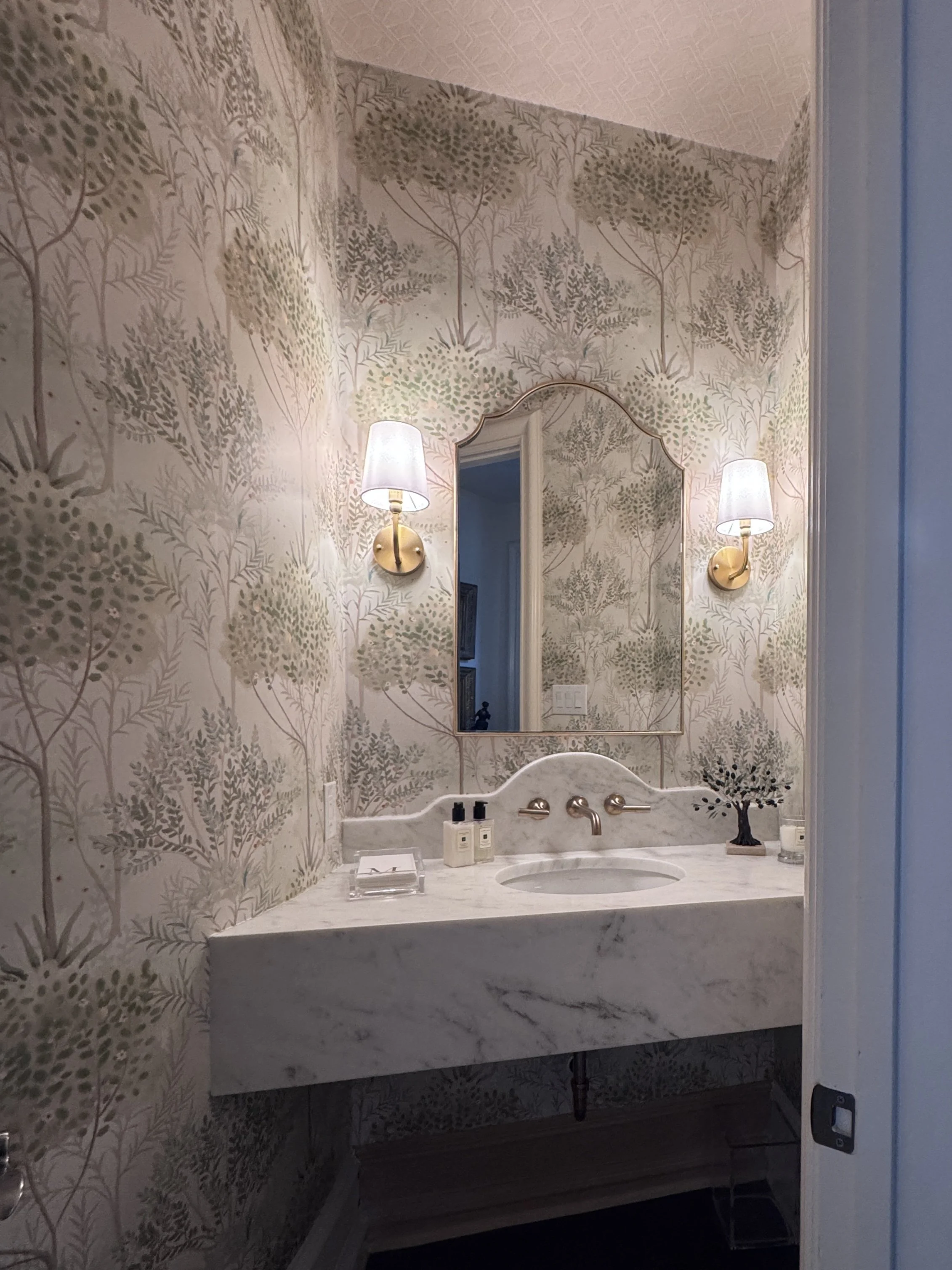 luxury powder bath renovation colleyville texas