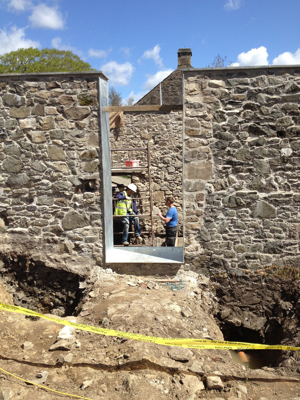Groundworks for drainage and foundations moving forward