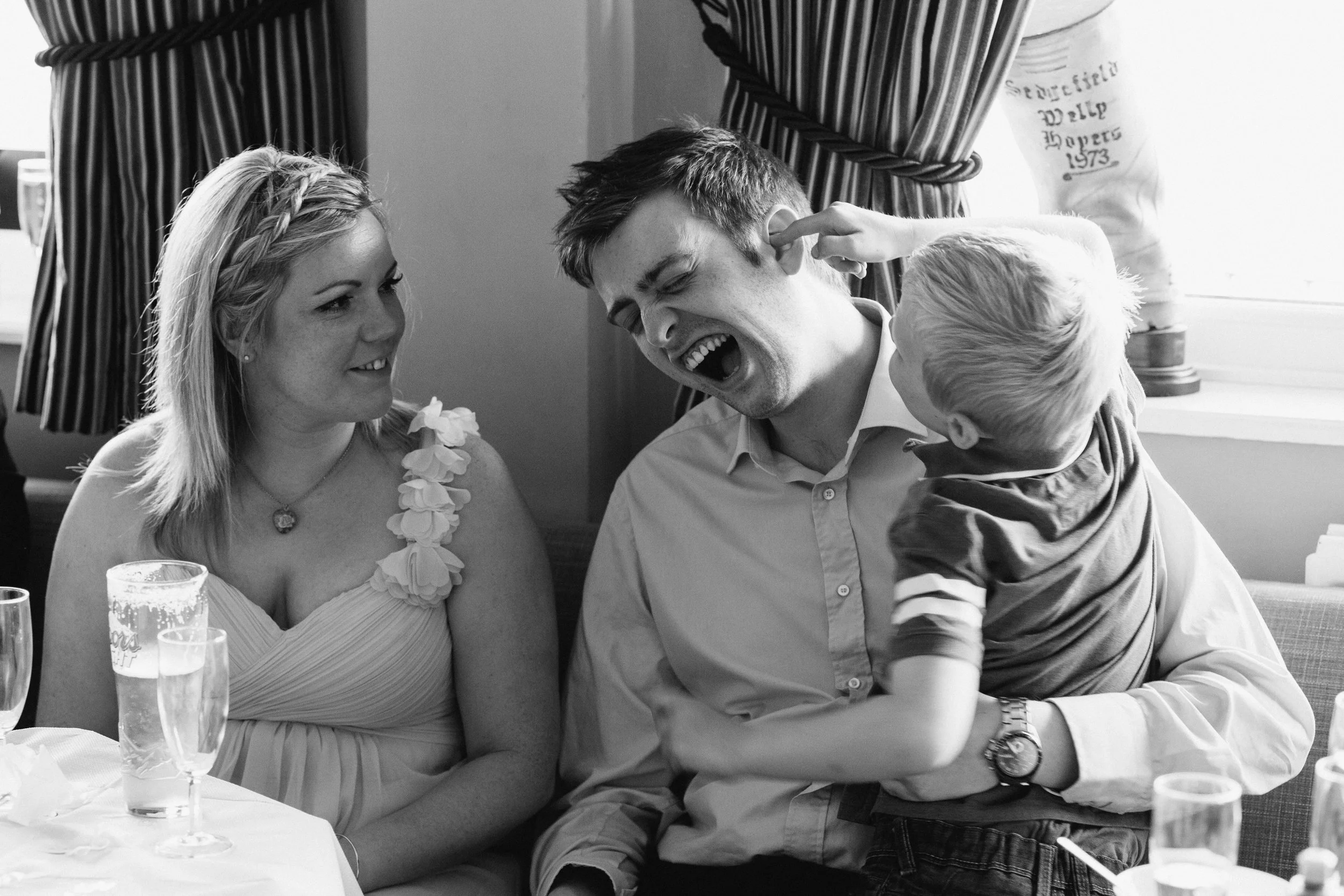 I love a wet willy at a wedding!