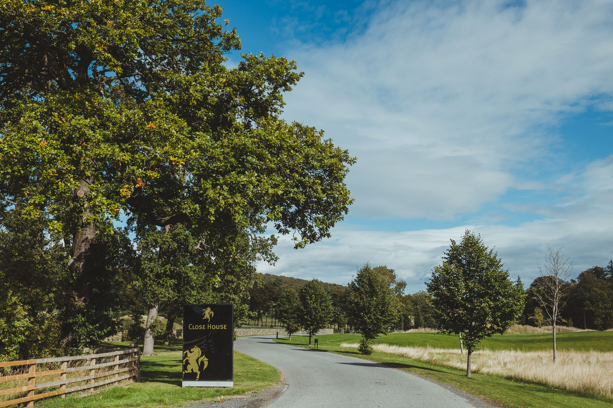Entrance to Close House groom prep