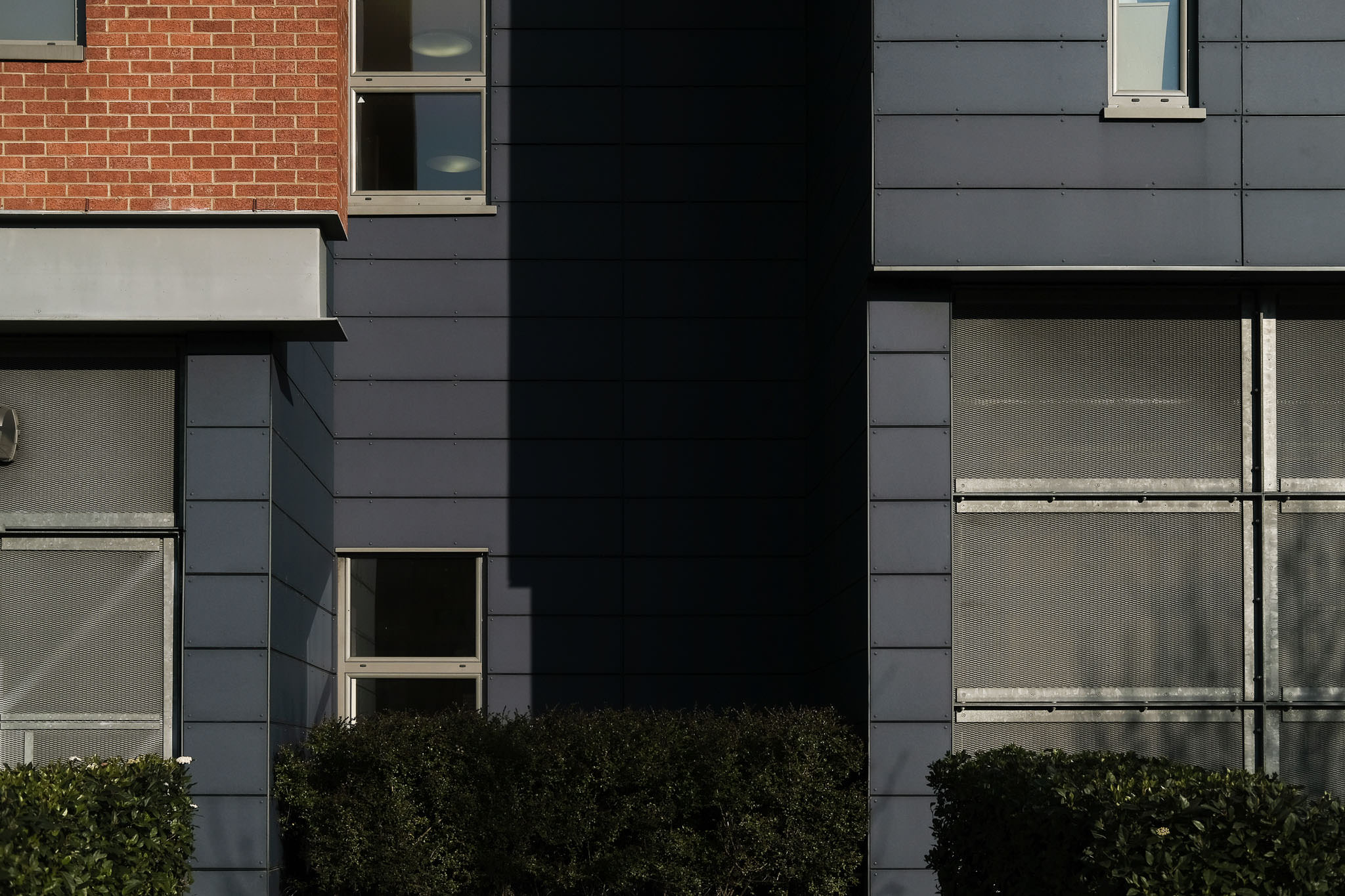 Geometric photo of colourful buildings in Newcastle