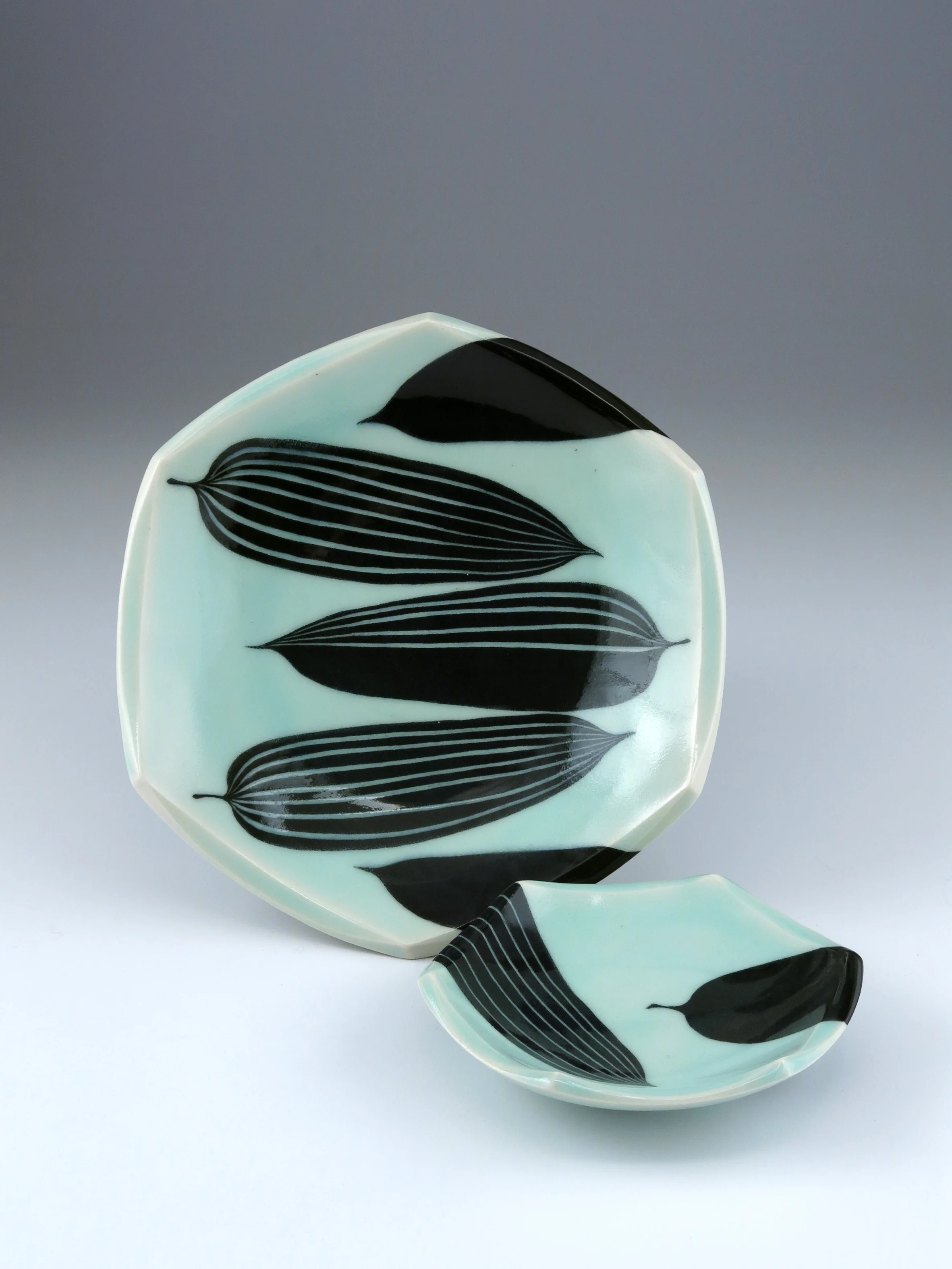 Sasanoha leaves Sushi set