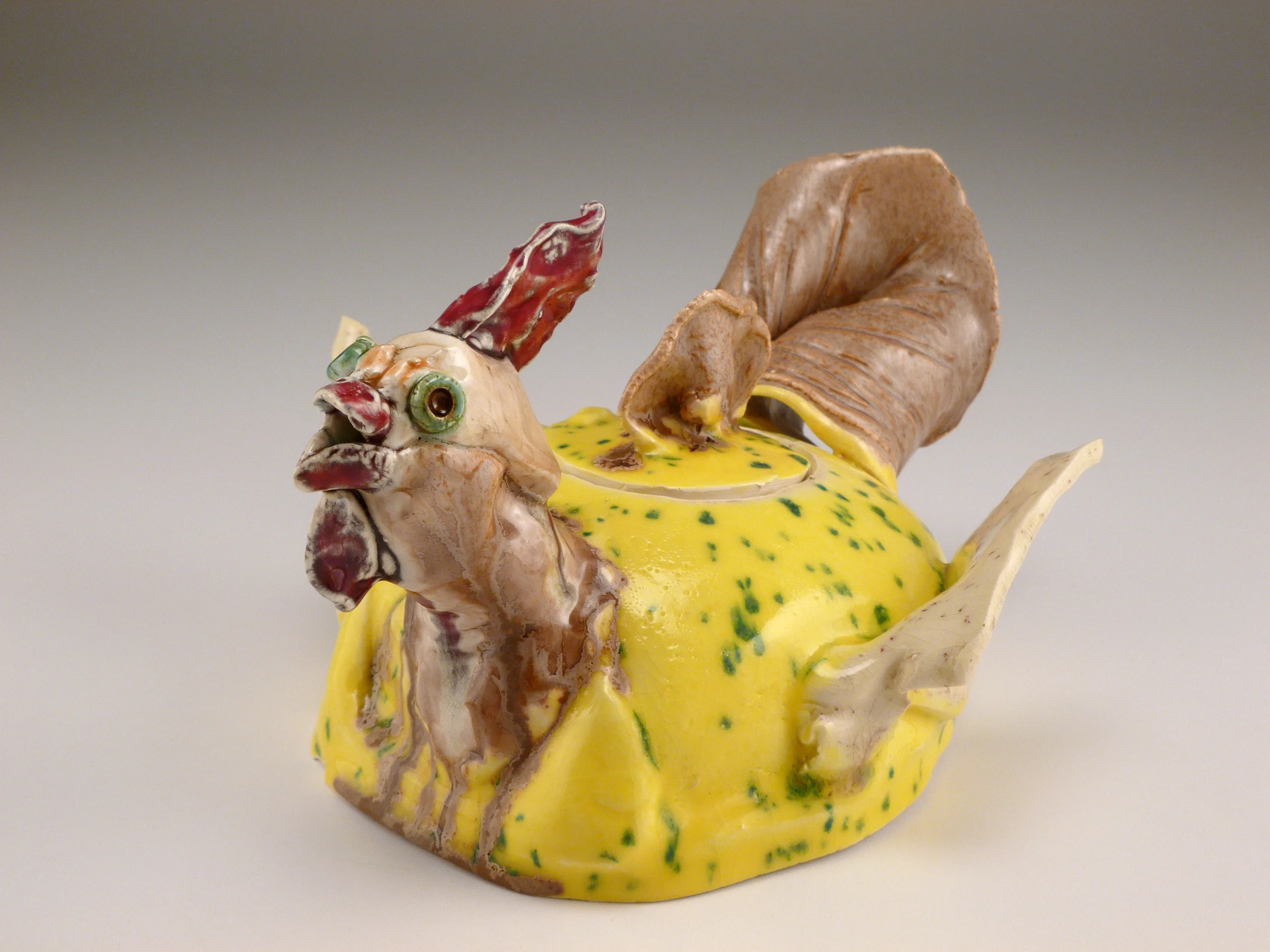 Crazy Chicken teapot