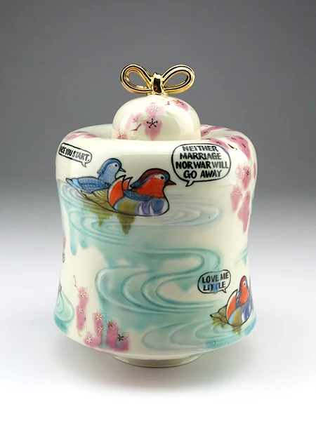 "Seasonal Contract" jar, detail