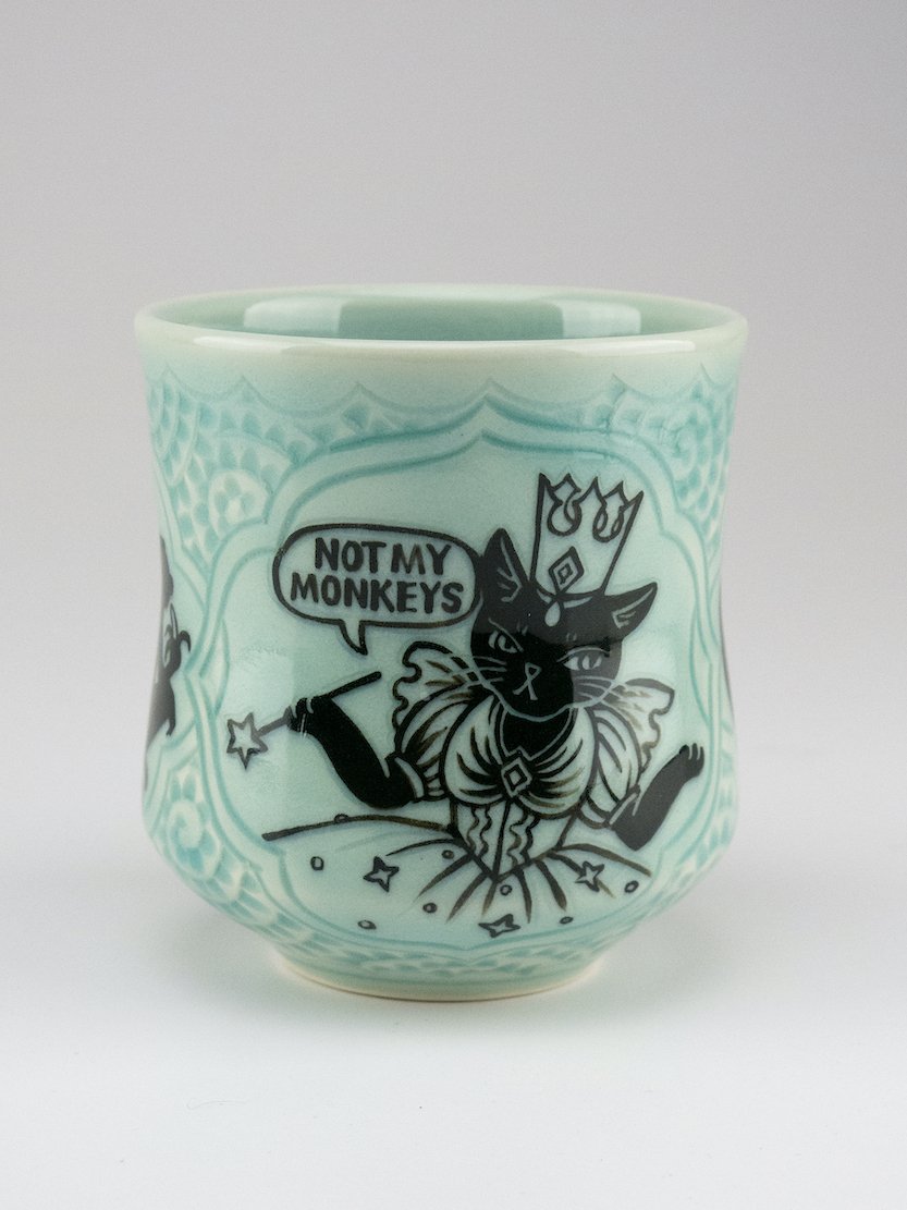 "Not my circus, Not my monkeys" Yunomi cup