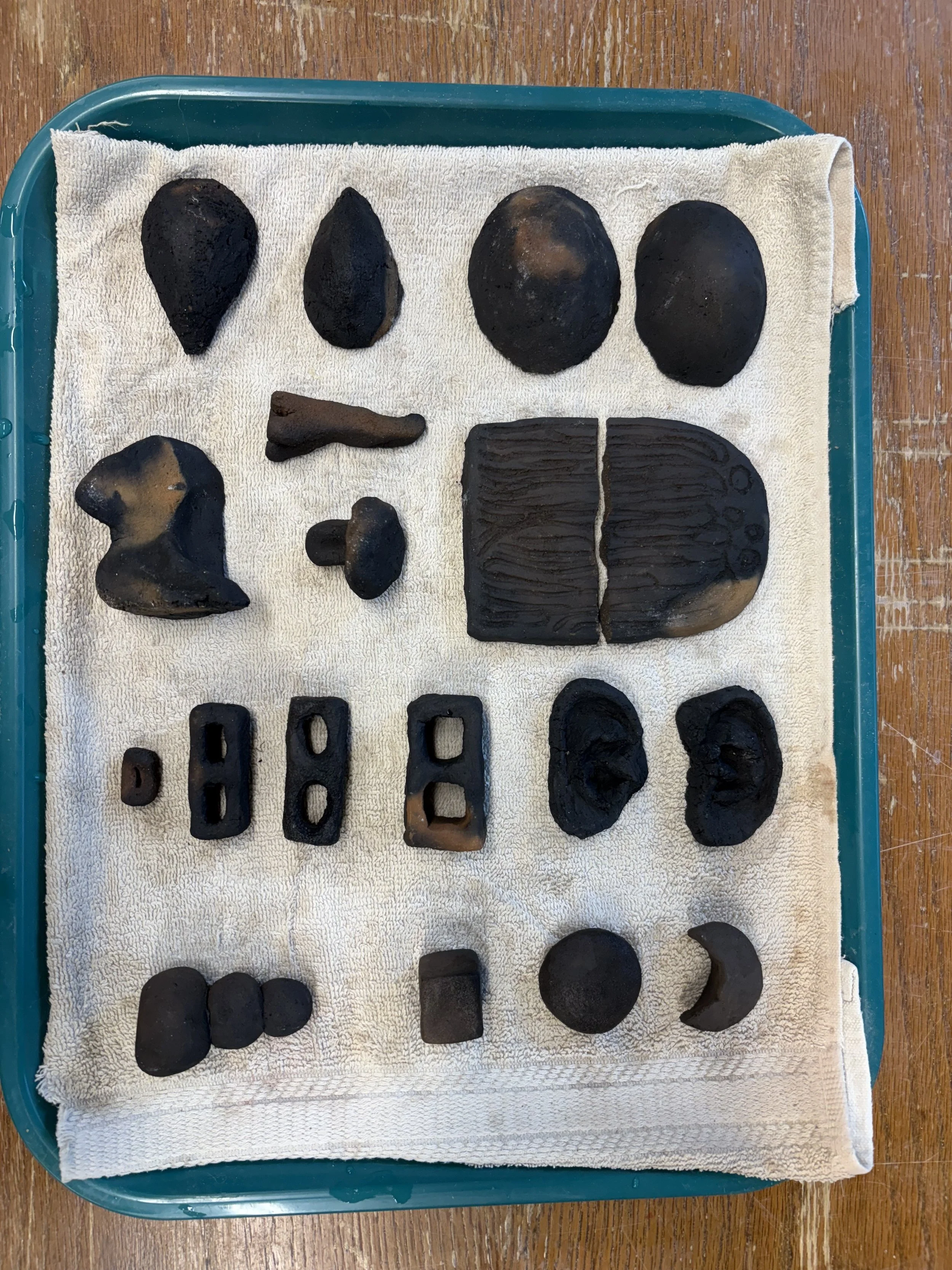 After the second fire. Almost every piece survived.