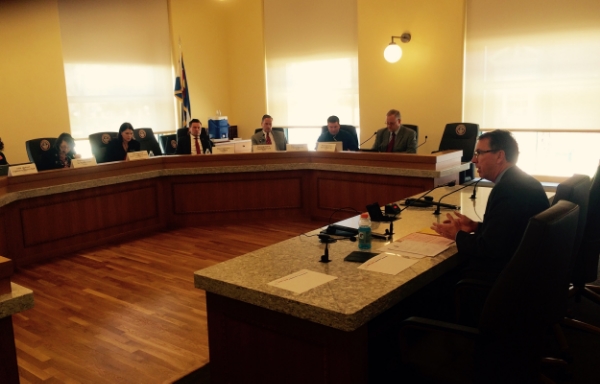 Rep. Lundeen before the House State, Veterans & Military Affairs Committee.