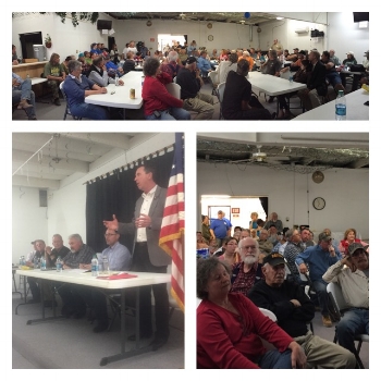 Our evening town hall with Sheriff Bill Elder, DA Dan May, Commissioner Gonzales and Public Works Director Jim Reed 