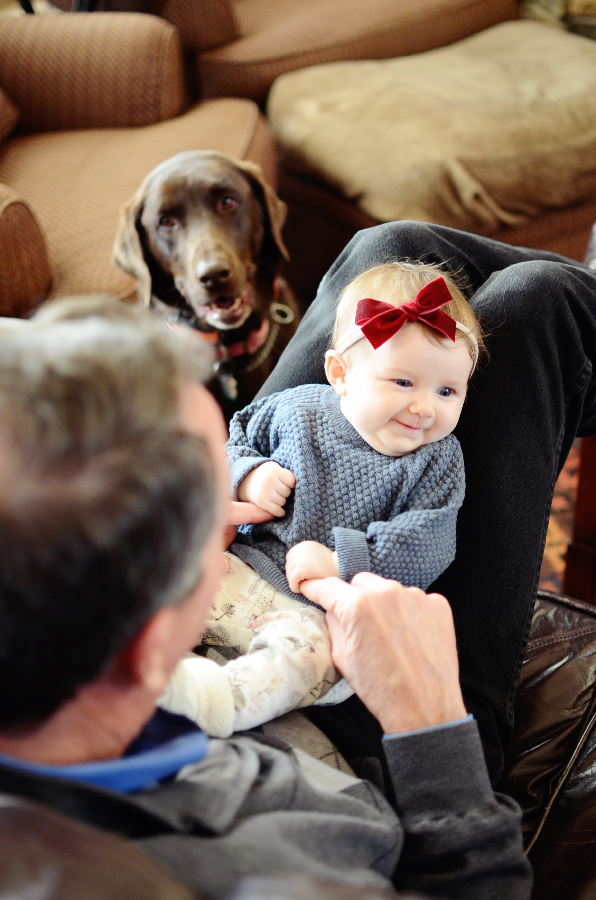 New Baby Ada, Dagny and Grandpa Paul