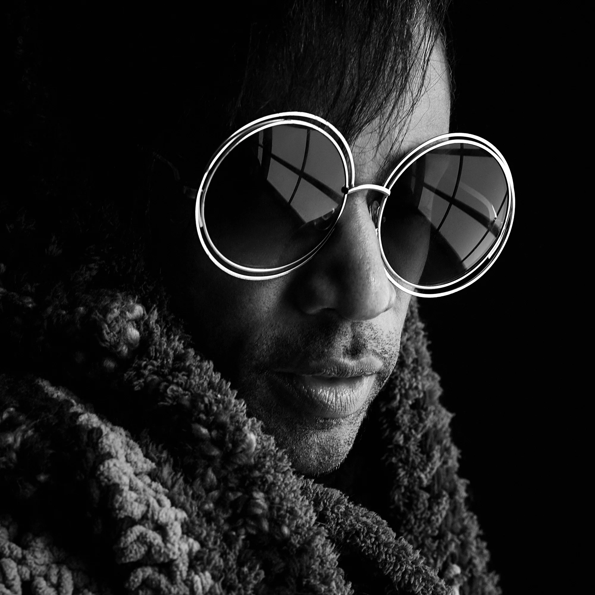 Chris - 30X30 Metallic Print