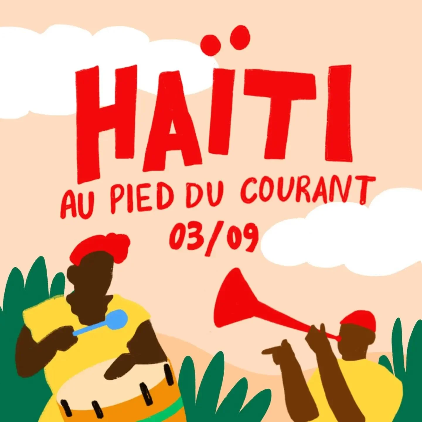 C'est parti ! On s'envole vers Ha&iuml;ti ce soir ! 🇭🇹 👉 Sur un transat, les pieds dans le sable c'est comme si vous y &eacute;tiez ! 🍹 On vous a pr&eacute;par&eacute; de belles surprises : 🌞 Vous allez danser sur les sons de DJ Sweet La Rock e