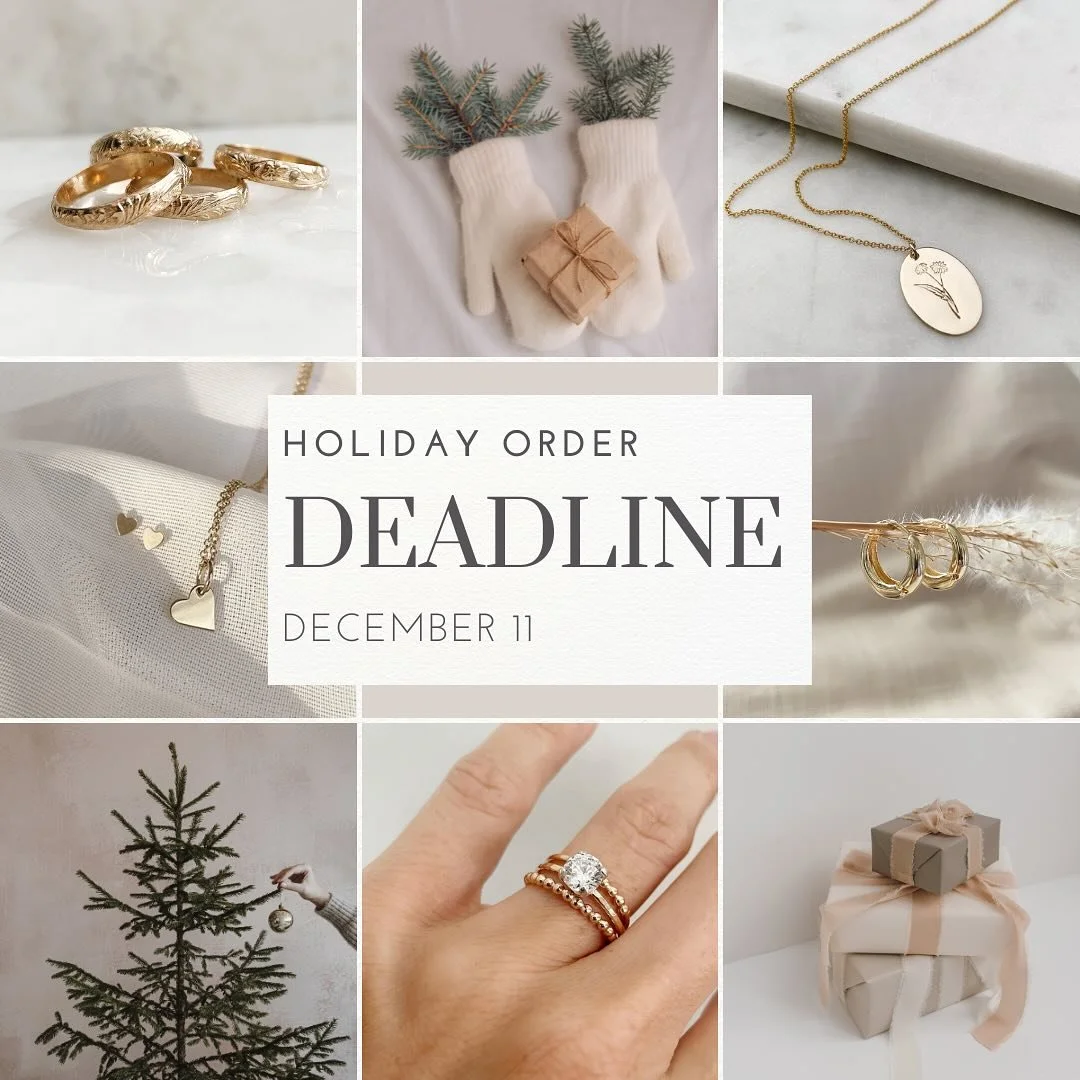 🎄✨ Holiday Sparkle Alert! ✨🎄
 The countdown to the holidays is ON, and you know what that means... it&rsquo;s time to gift some serious shine! 💎🎁 But here&rsquo;s the thing&mdash;orders must be in by December 11th to make sure your jewelry arrive