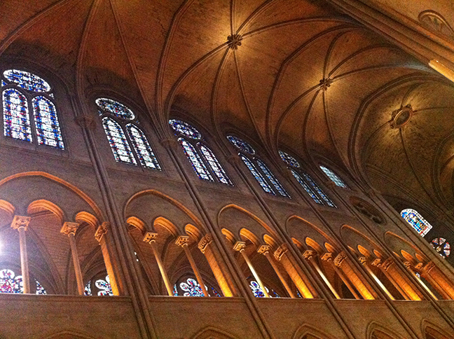 Interior of Notre-Dame Cathedral