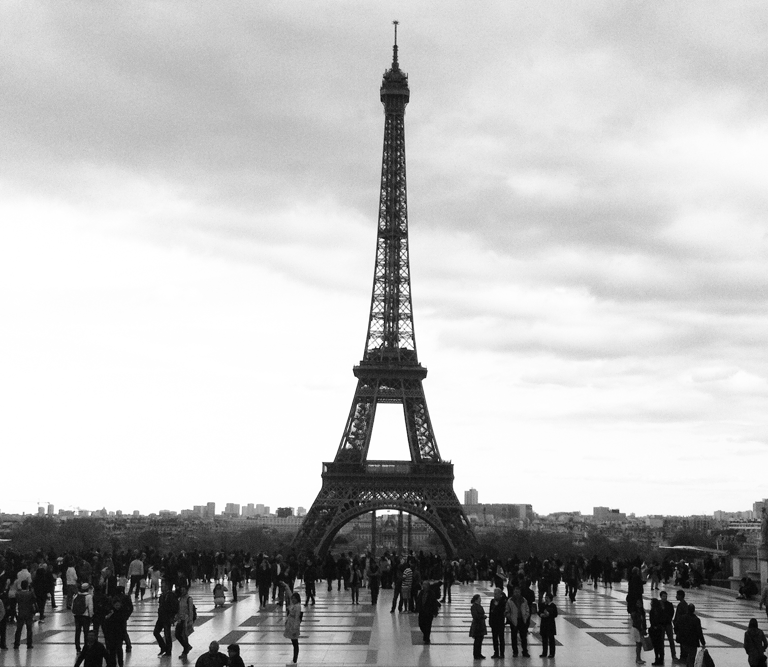 View of the Eiffel Tower from the Trocadéro