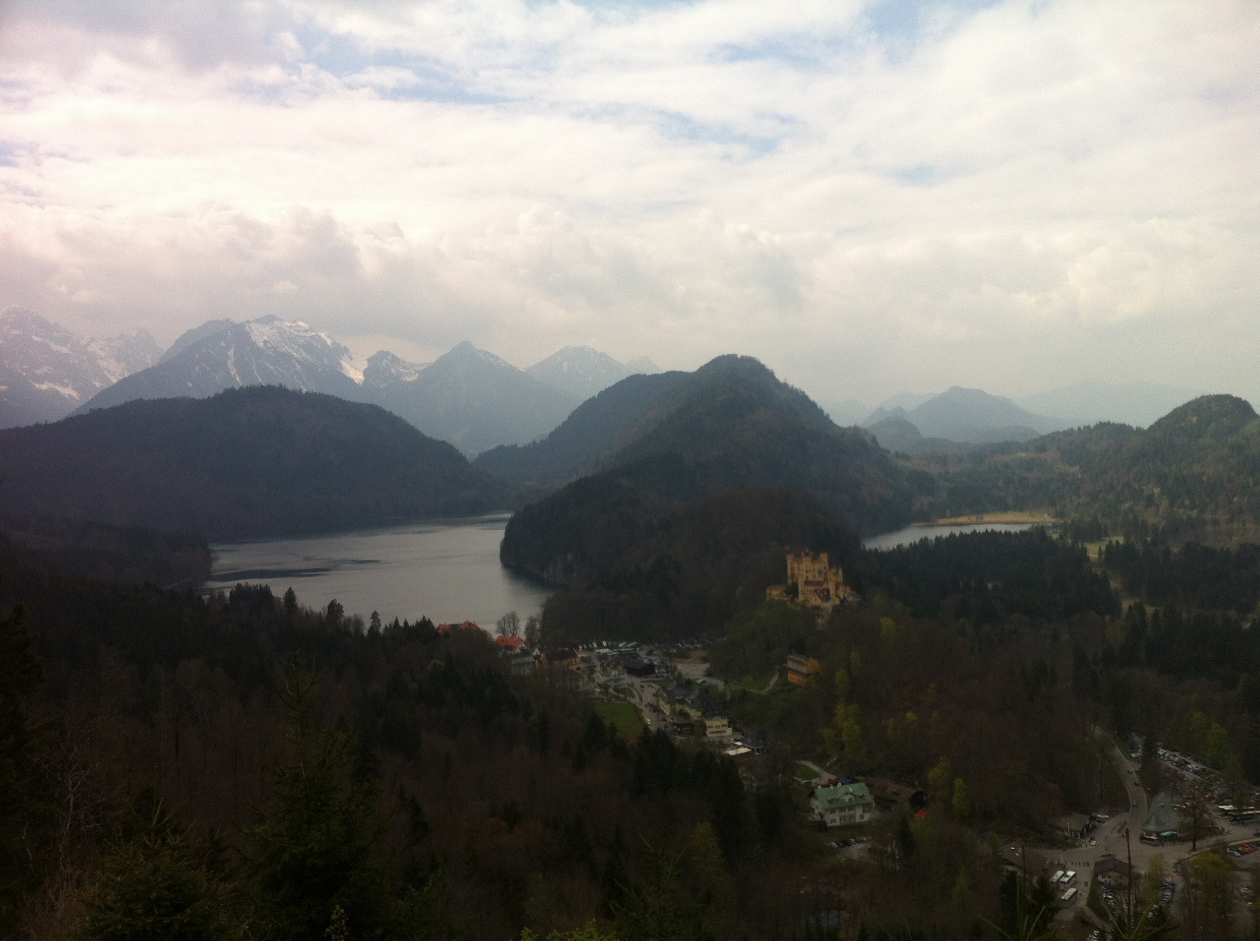 View from Neuschwanstein Castle