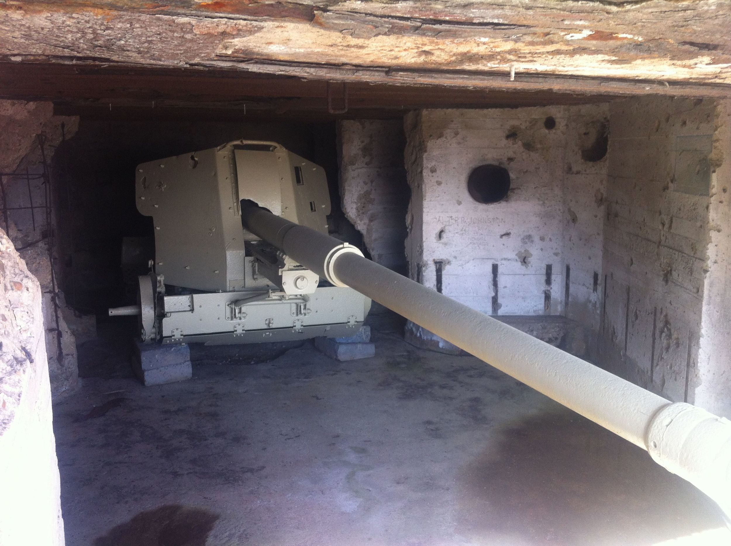 Artillery from WWII, Omaha Beach, Normandy.&nbsp;