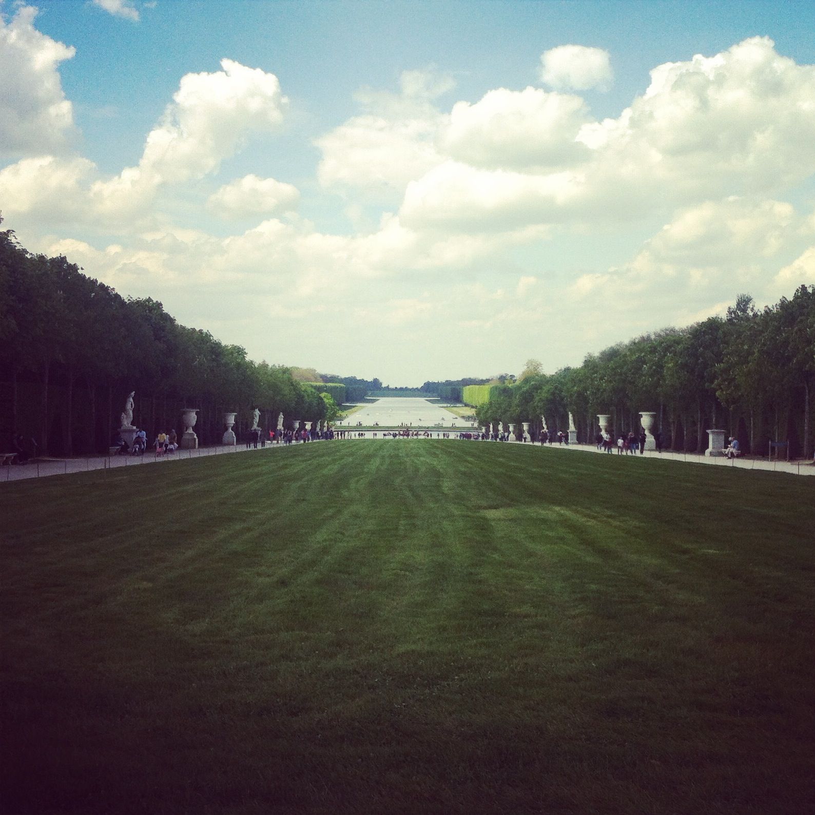 The Grand Canal at the Palace of Versailles.&nbsp;