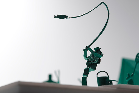 Terada Mokei fishing scene