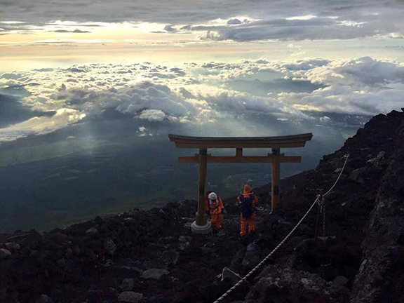 The final Torii Gate before reaching the summit (©Deborah Clague)