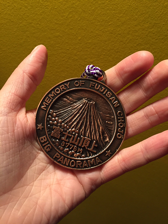 The medal I received from Alaska (©Deborah Clague)