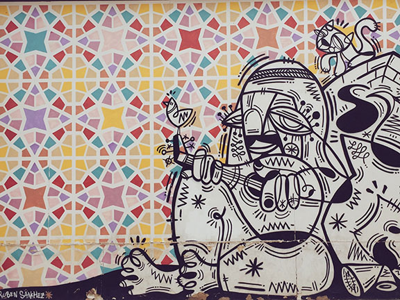 The historic Al-Fahidi district, Dubai (©Deborah Clague, 2016).&nbsp;