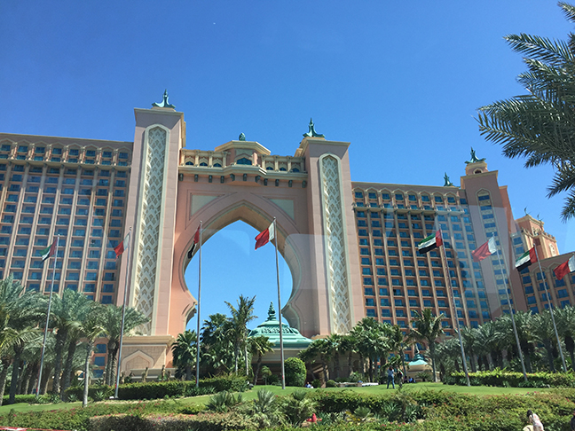 Atlantis Resort at Palm Island, Dubai (©Deborah Clague, 2016).&nbsp;
