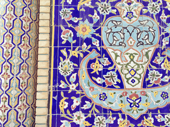 Detail of Iranian Mosque, Bur Dubai (©Deborah Clague, 2016)