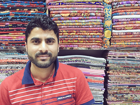 Owner of shop I had tea with (©Deborah Clague, 2016)
