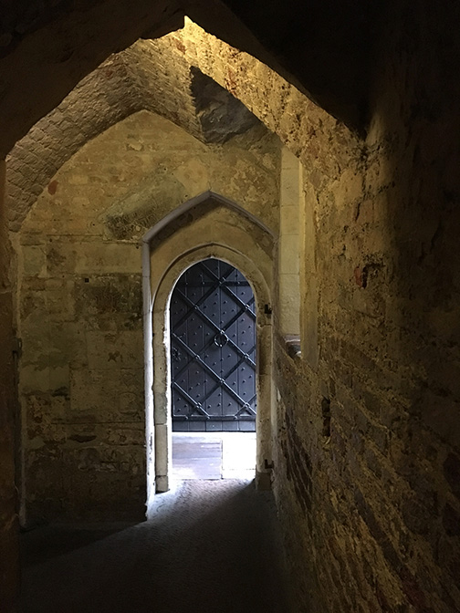 Interior hallway at the Tower of London (©Deborah Clague)