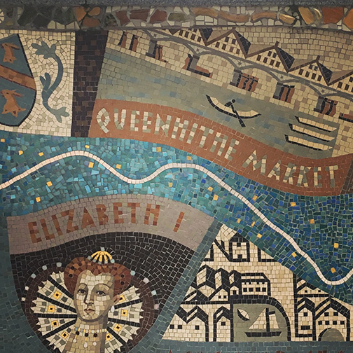 Street mosaic art, London (©Deborah Clague)