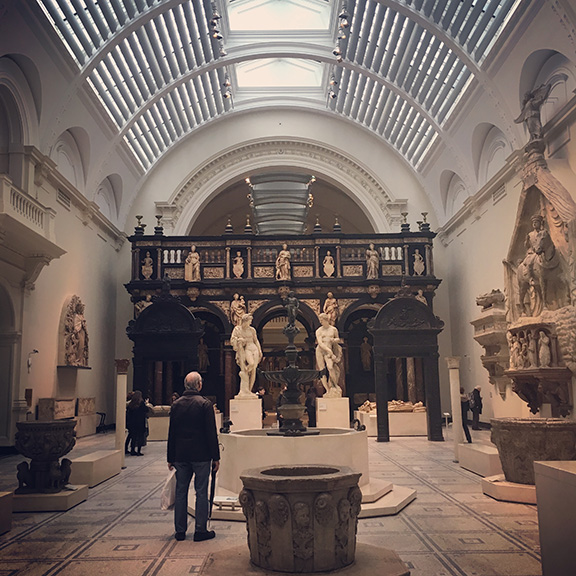The Renaissance Gallery at the Victoria and Albert Museum, London (©Deborah Clague)