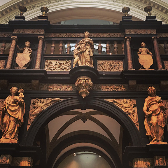 The Renaissance Gallery at the Victoria and Albert Museum, London (©Deborah Clague)