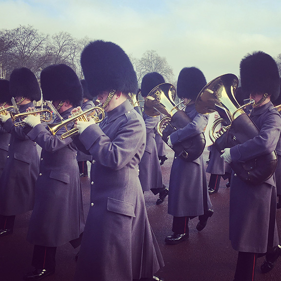 Changing of the Guard ceremony, Buckingham Palace, London (©Deborah Clague)