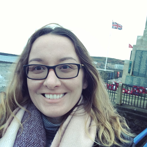 Selfie on Douglas Promenade, Isle of Man (©Deborah Clague)
